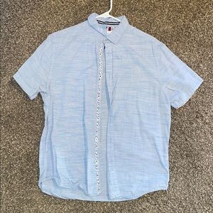 Denim & Flower Light Blue Casual Button Down Shirt